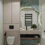 Дизайн_проект ванной комнаты в современном стиле