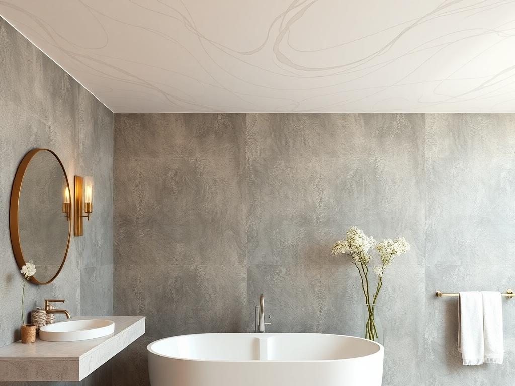 Натяжной потолок в ванной: красиво, практично и без лишних сюрпризов