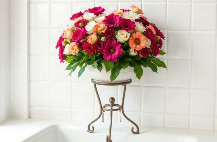 Подставка для цветов в ванную: идеи, выбор и уход для уютного уголка